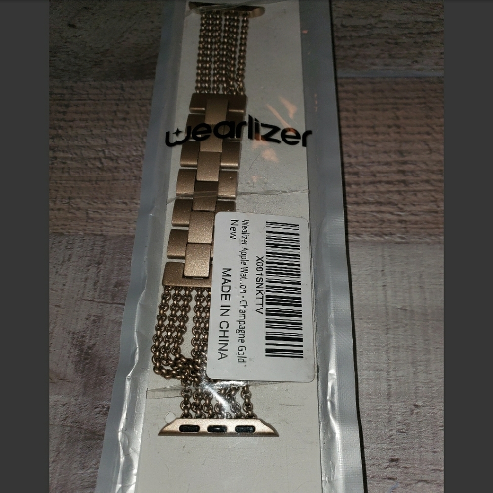 Wearlizer Champagne Gold Apple Watch Band